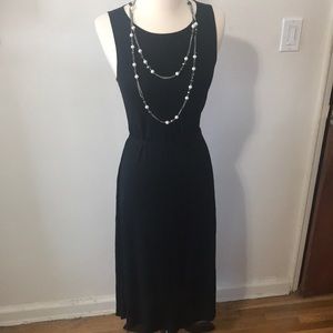 Calvin Klein black dress with belt